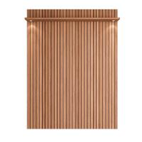 Painel Jequitiba Ripado 3d Bancada Alemanha Jequitiba-off White - 7