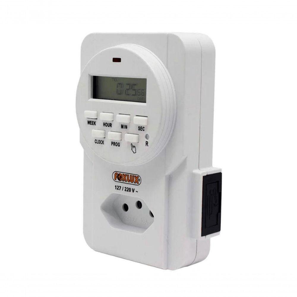 Timer Temporizador Programador Digital Bivolt Foxlux - 4