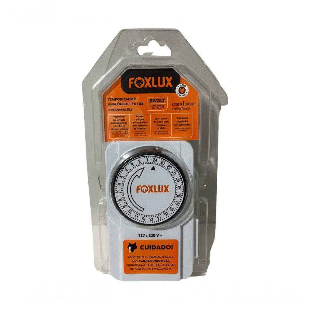 Timer Temporizador Programador Analogico Bivolt Foxlux - 1