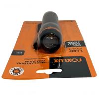 Lanterna 1 Led Foxlux Preta Mini Comzoon 4 Niveis Luz Branca - 7