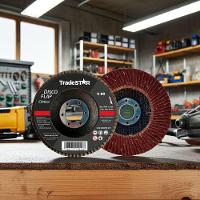 Disco Flap 115 Mm G80 Fibra Cônico Aço Tradestar - 3