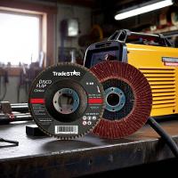 Disco Flap 115 Mm G80 Fibra Cônico Aço Tradestar - 5