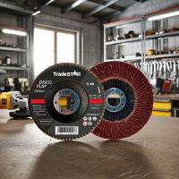 Disco Flap 115 Mm G80 Fibra Cônico Aço Tradestar - 7