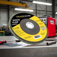 Disco Flap 180 Mm G50 Fibra Conico Aço Tradestar