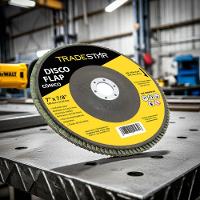 Disco Flap 180 Mm G50 Fibra Conico Aço Tradestar - 6