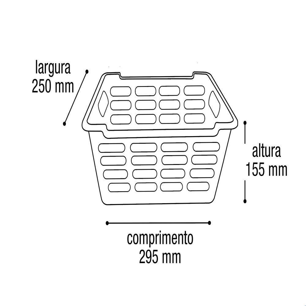 Cesto Organizador Multiuso Porta Objetos Caixa Atenas Guarda Roupa Armario Banheiro Lavanderia - 2