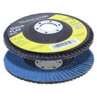 Flap Disc 115 Mm G40 Fibra Reto Azul Aço E Inox Tradestar - 10