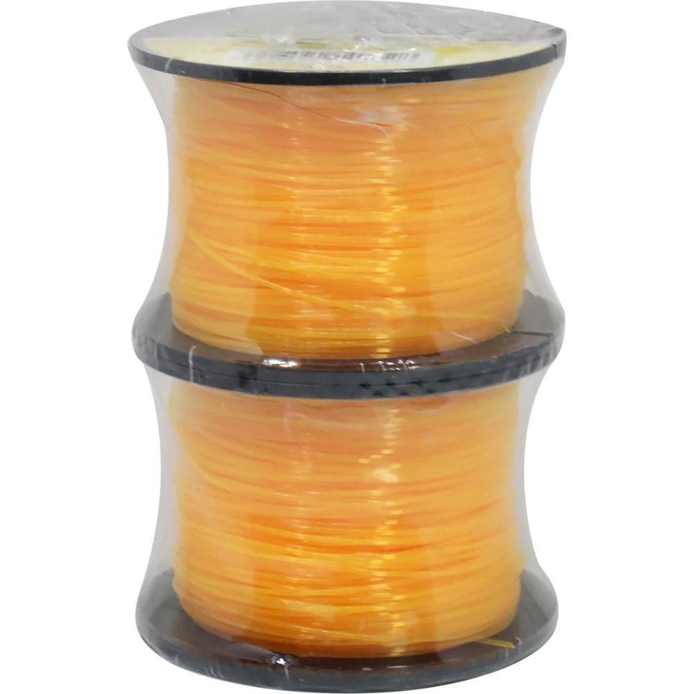 Linha Pedreiro Nylon 0,8mm 100 Metros Laranja Tradestar - 4