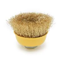 Escova Copo 2.1/2'' Aço Carbono Ondulado Rosca M14 Tradestar - 2