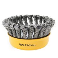 Escova Copo 2.1/2'' Aço Torcido Rosca M14 Tradestar