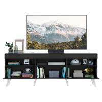 Rack Retrô Com Espelho Para Tv Até 65´´ Com 2 Portas