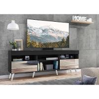 Rack Retrô Com Espelho Para Tv Até 65´´ Com 2 Portas - 5