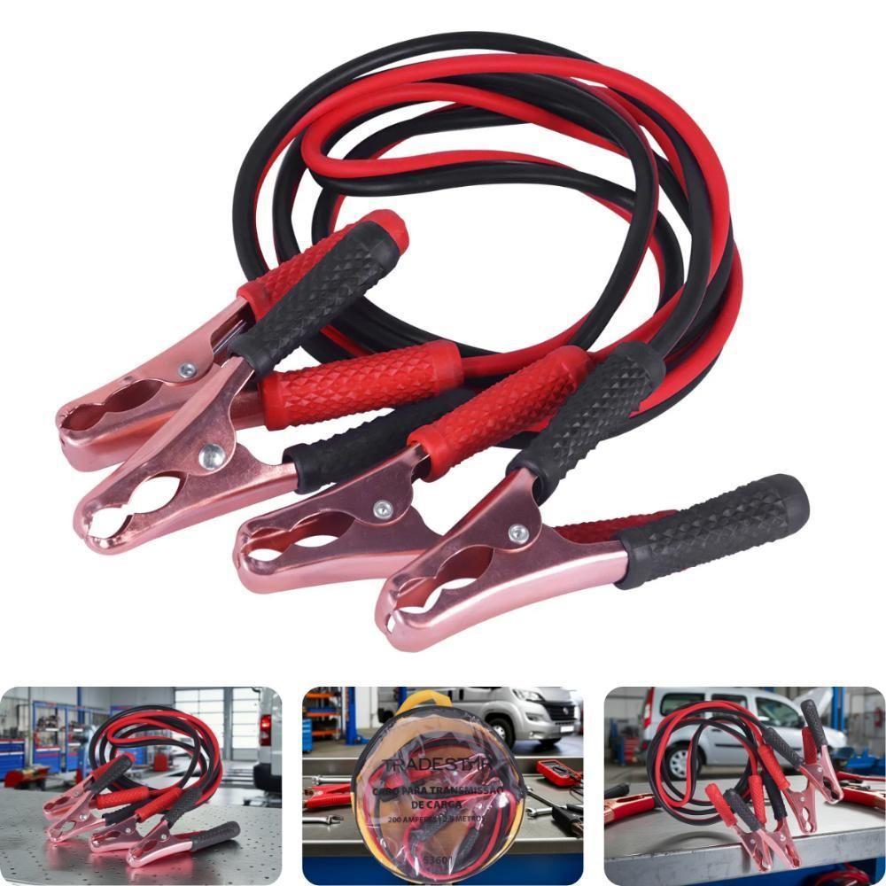 Cabo De Transmissão Para Bateria 200a 2,5 Metros Tradestar - 2