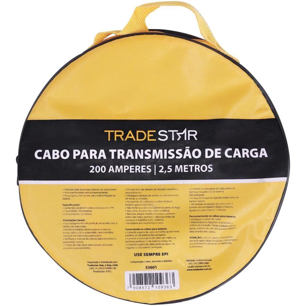 Cabo De Transmissão Para Bateria 200a 2,5 Metros Tradestar - 9