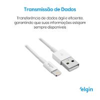 Cabo Usb 2.0 Lightning Branco 1m 480mbps Compatível Com Aparelhos Apple - 5