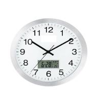 Relogio Parede Completo Termometro Digital Calendario Despertador Escritorio Sala Escritorio - 1