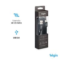 Cabo Usb-C Nylon Preto 1,5m 480mbps - 3