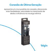 Cabo Usb-C Nylon Preto 1,5m 480mbps - 6