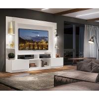 Rack Estante com Suporte Tv 65´´ Leds Branco - 7