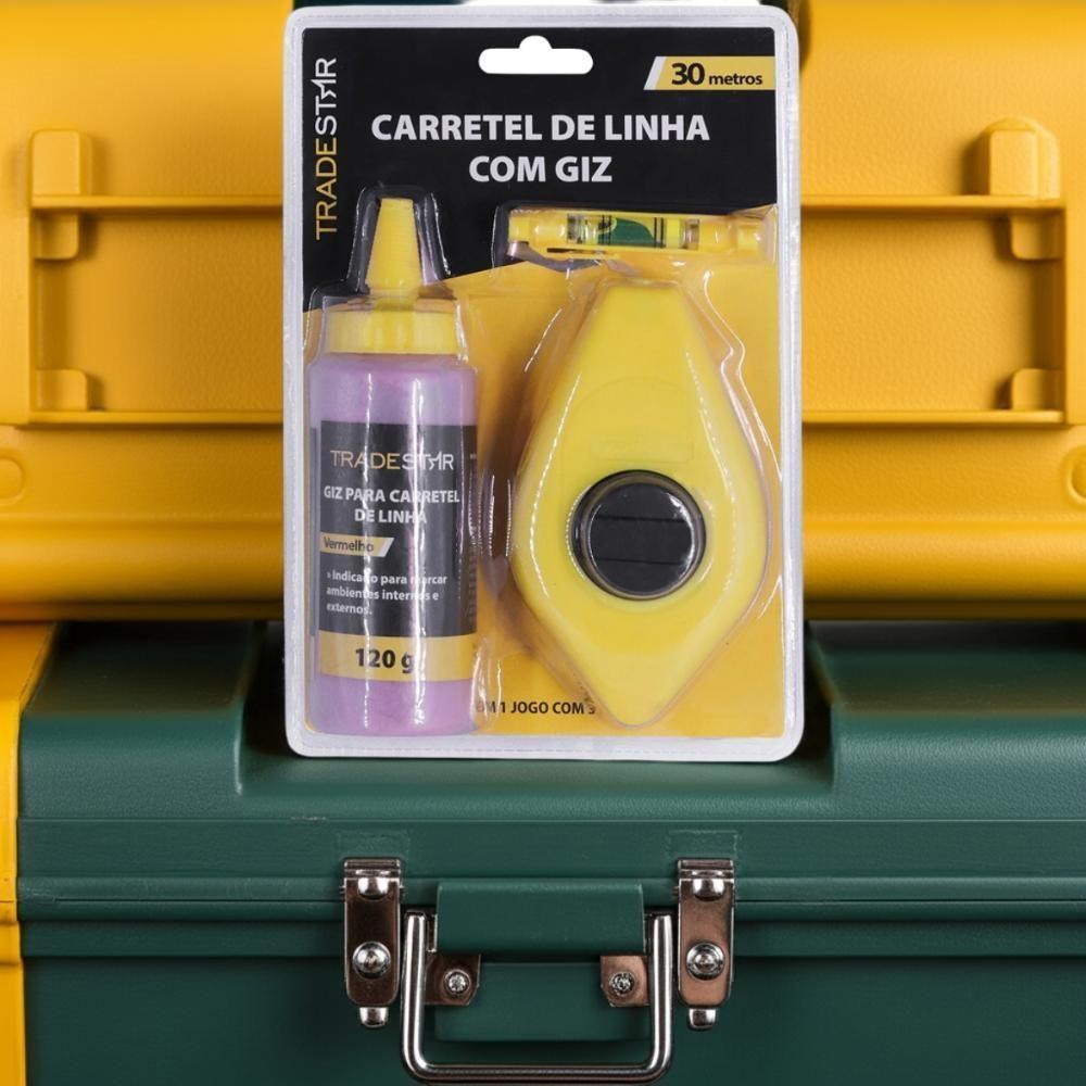 Carretel De Linha Com Giz 30 Metros Tradestar - 6