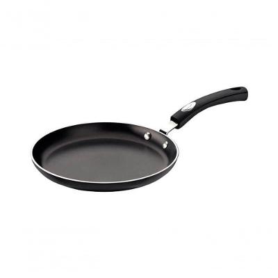 Panquequeira Tramontina Mônaco Induction Com Revestimento Interno E Externo Antiaderente Starflon Premium Preto 22cm