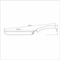 Panquequeira Tramontina Mônaco Induction Com Revestimento Interno E Externo Antiaderente Starflon Premium Preto 22cm - 5