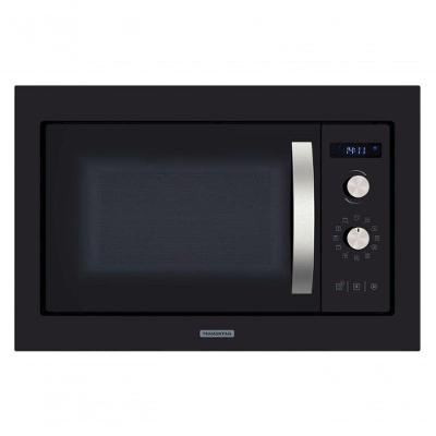 Micro-ondas De Embutir Tramontina Glass Cook Preto 25 Litros