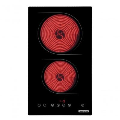 Cooktop Elétrico Tramontina New Dominó Touch 2ev 30 Vitrocerâmico 220 V