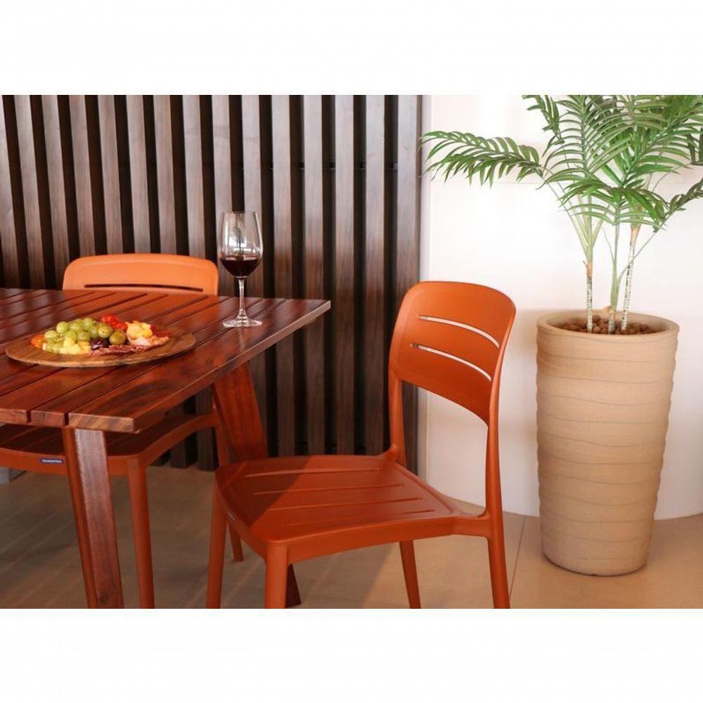 Cadeira Tramontina Amélia Em Polipropileno Terracota - 2