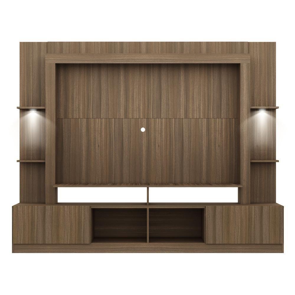 Rack Estante com Suporte Tv 65´´ Leds Madeirado - 6