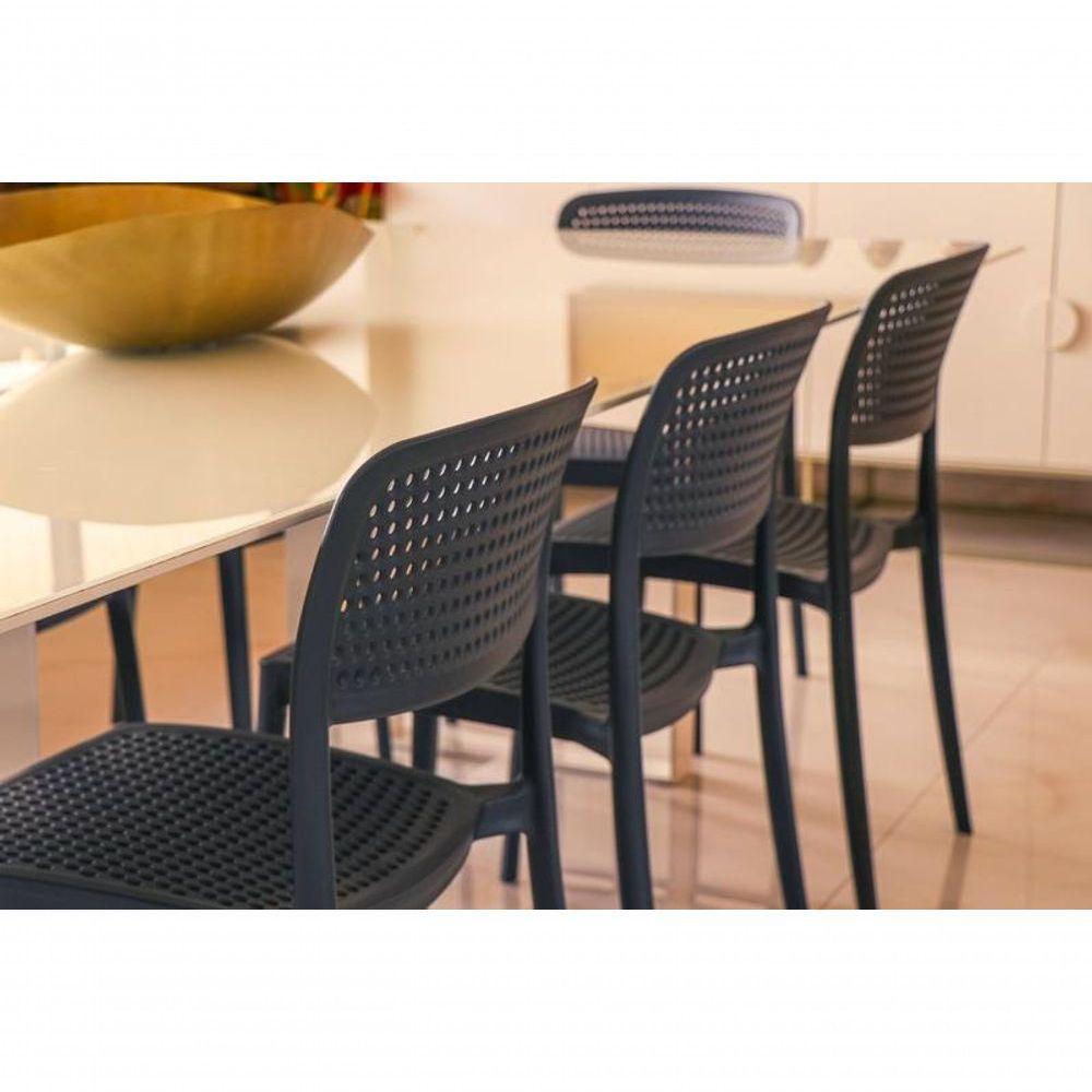 Cadeira Tramontina Serena Em Polipropileno Azul Yale - 4