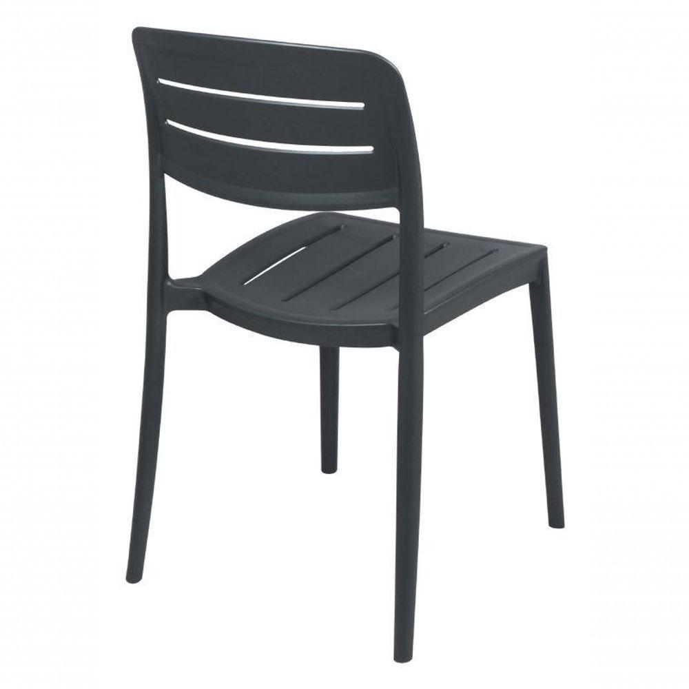 Cadeira Tramontina Amélia Em Polipropileno Grafite - 2