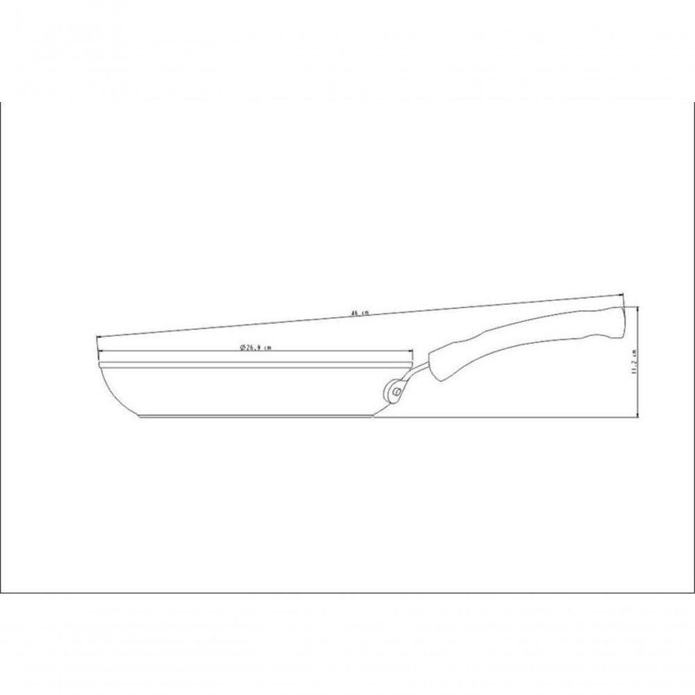 Frigideira Tramontina Profissional Em Alumínio Com Revestimento Antiaderente 26cm - 4