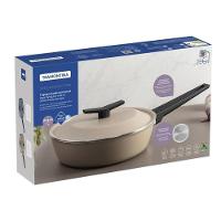 Frigideira Funda Tramontina Spezia Induction Areia Em Alumínio Com Revestimento Em Antiaderente Com Tampa 24 Cm - 4