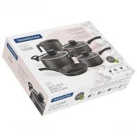 Jogo De Panelas Tramontina Paris Alumínio Chumbo 5 Peças - 2