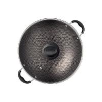 Wok Tramontina Paris Em Alumínio Com Revestimento Em Antiaderente Chumbo Com Tampa De Vidro 32cm - 3