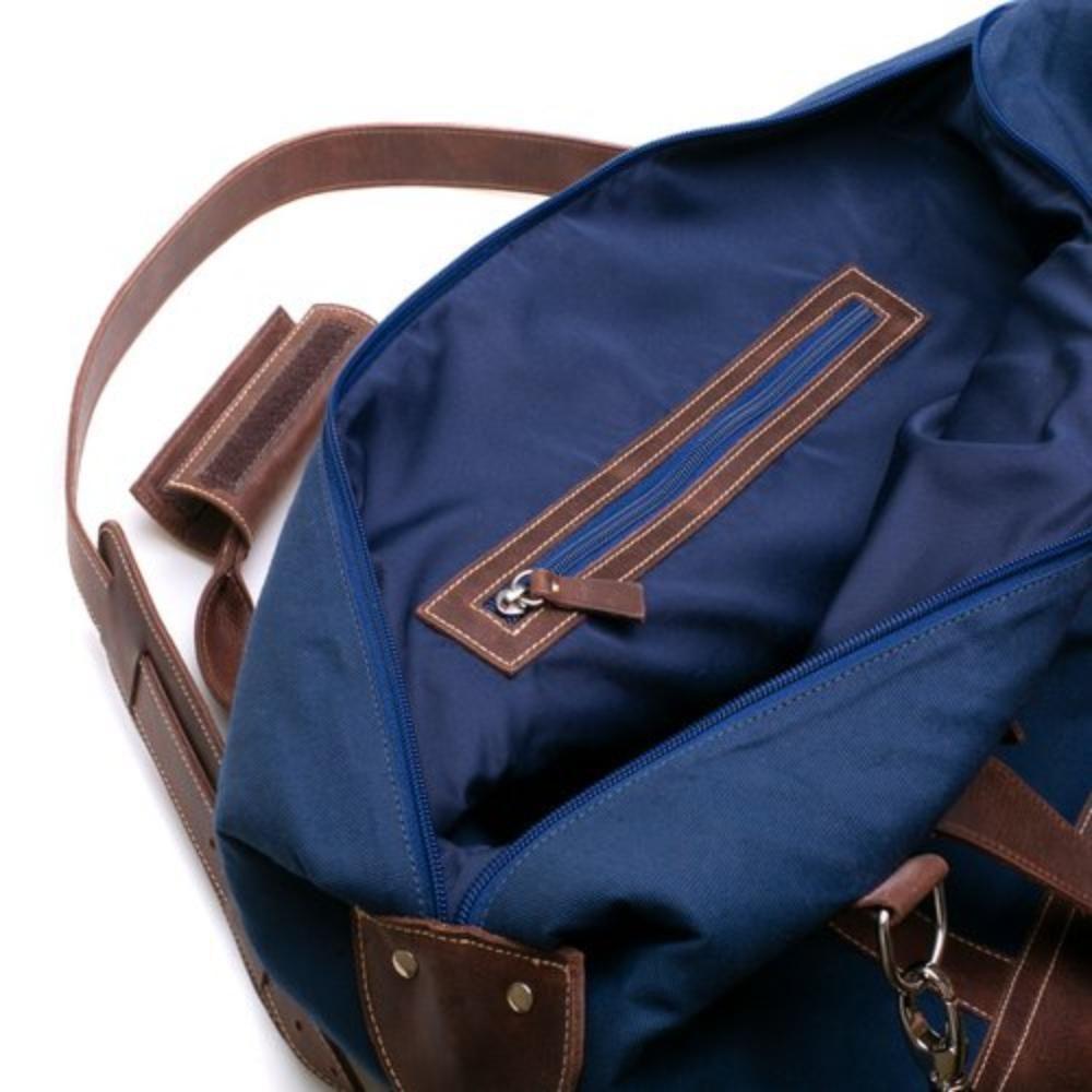 Mala De Viagem Mv 445 Marinho + Marrom Café - 3