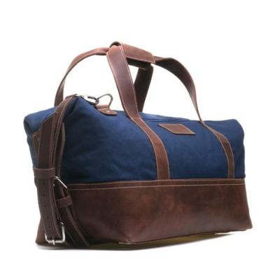 Mala De Viagem Mv 445 Marinho + Marrom Café