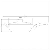Fritadeira Multiuso Tramontina Paris 26cm Em Alumínio E Revestimento Antiaderente Com Tampa De Vidro Vermelha - 5