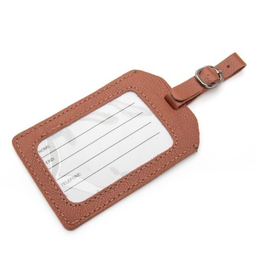 Identificador De Bagagem Marrom Caramelo - 1