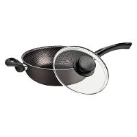 Fritadeira Multiuso Tramontina Paris 24cm Em Alumínio Com Revestimento Antiaderente Com Tampa De Vidro Chumbo - 3