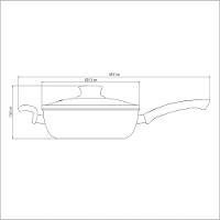 Fritadeira Multiuso Tramontina Paris 24cm Em Alumínio Com Revestimento Antiaderente Com Tampa De Vidro Chumbo - 5