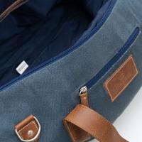 Mala De Viagem Mv 445 Azul + Marrom - 6