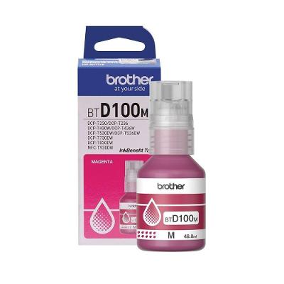 Tinta Brother Bt-d100 Bt D100 Magenta Original Dcp-t230 Dcp-t430w Dcp-t530dw Dcp-t730dw 108ml