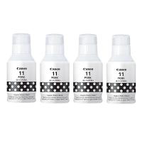 Kit Tinta Original Canon Gi-11 Gi11 G11 4un Preto P/impressora G3160 G2160 G-3160 G-2160 - 1