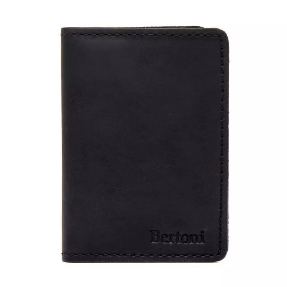 Carteira Masculina Em Couro Para Dinheiro E Horse Preto-fly Verde - 2