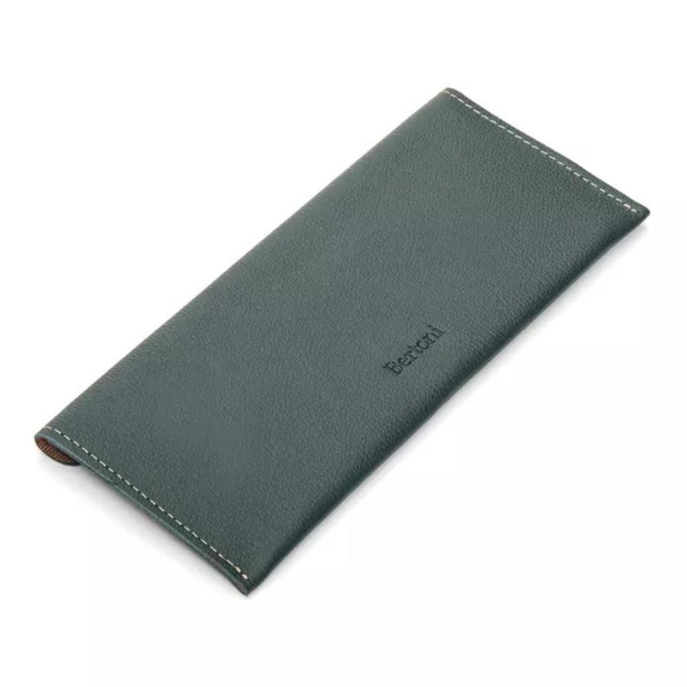 Estojo De Óculos Luxo Em Couro Premium Bertoni Fly Verde - 4