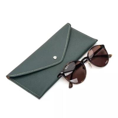 Estojo De Óculos Luxo Em Couro Premium Bertoni Fly Verde