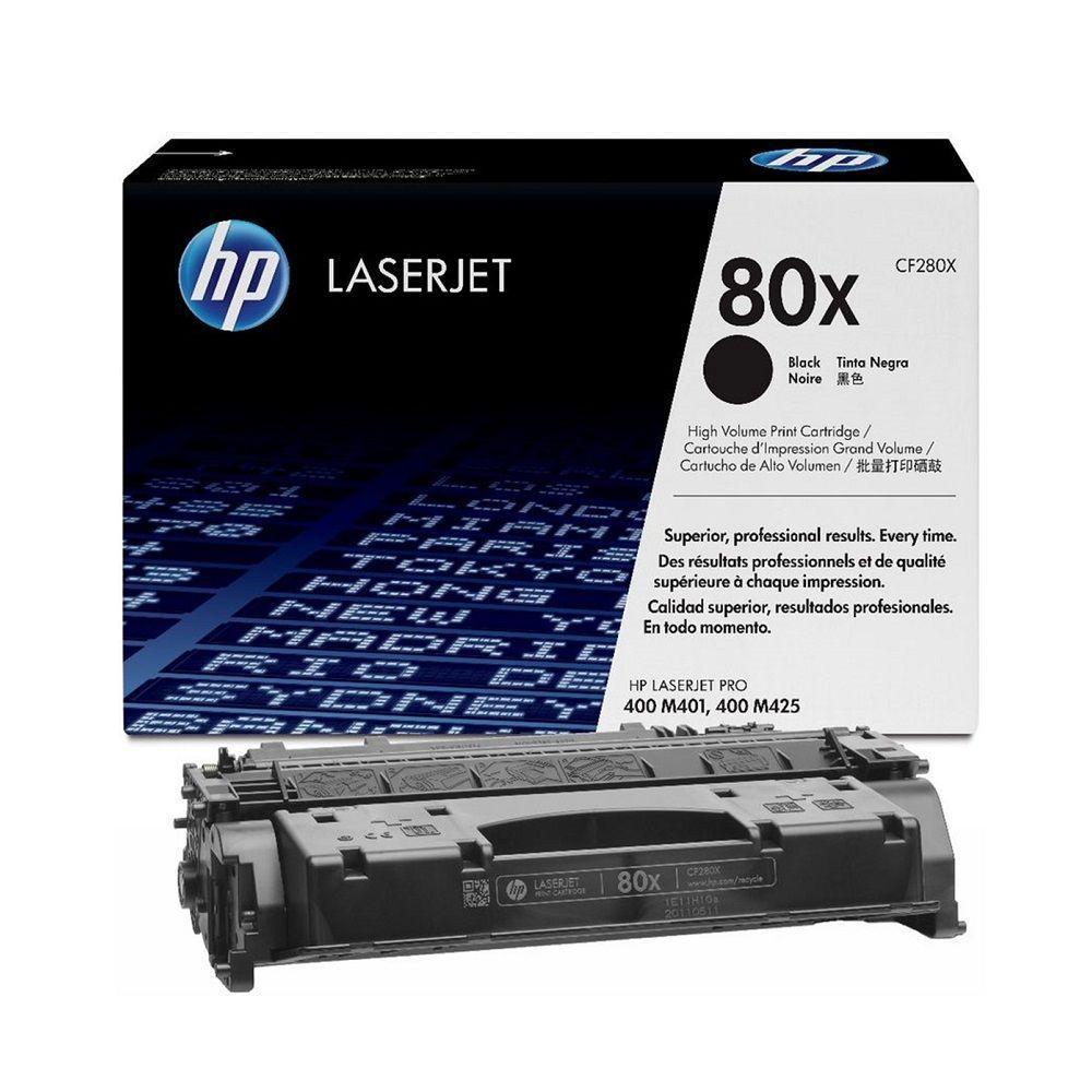 Toner Original Hp 80x Preto Laserjet Cf280x M401dn M401dw M425dn M401dne M401n - 1