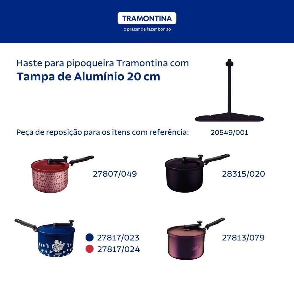 Haste Pipoqueira Tramontina Com Tampa De Alumínio 20cm - 2
